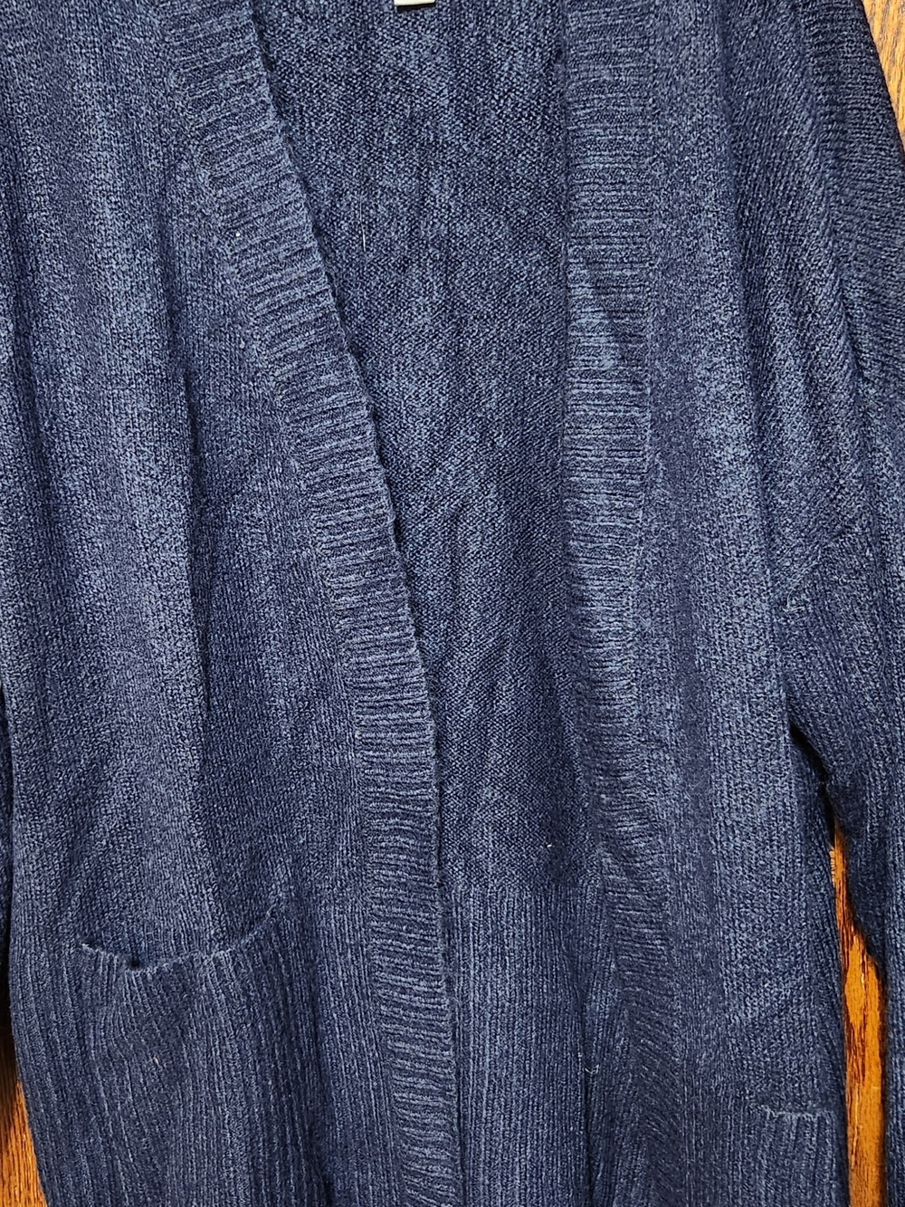 Calvin Klein Navy Open-Front Women's Cardigan